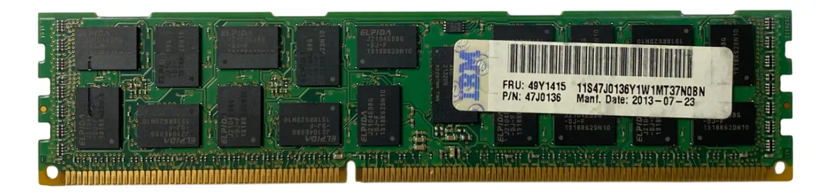 Memória IBM 8GB DDR3-1333 RDIMM 49Y1415 47J0136 - Imagem 3