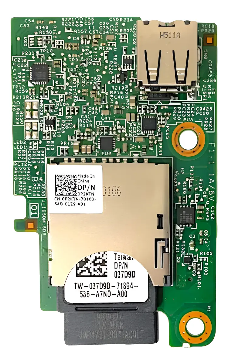 Placa de expansão Dell com 2x SD 16GB 0P2KTN P2KTN - Imagem 3