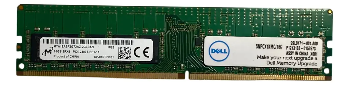 Memoria DELL 16GB DDR4 2400 UDIMM Server SNPCX1KMC/16G A9755388 - Imagem 4