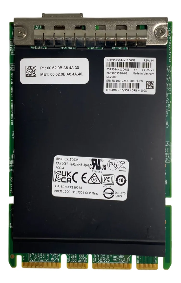 Placa Rede Broadcom BCM57504 QSFP56 100G 1-Port OCP LOM CX150038 - Imagem 5