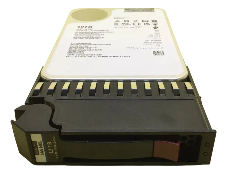 HD HP MSA 12TB 3,5 7.2K SAS 12GB P00442-001 Q2R42A NOVO - Imagem 2