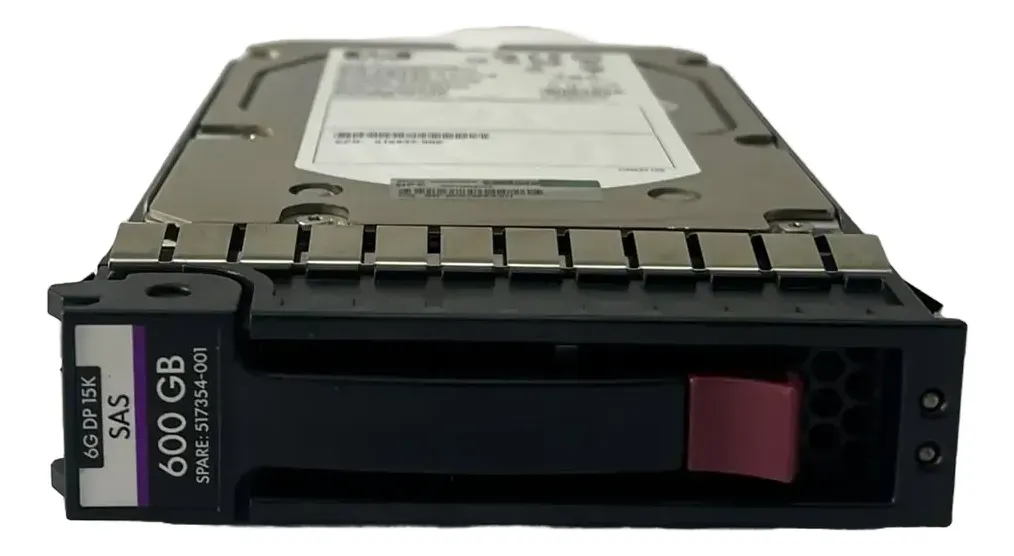 HD HP 600GB 15K 3,5 SAS 6GB 517354-001 516828-B21 seminovo - Imagem 2