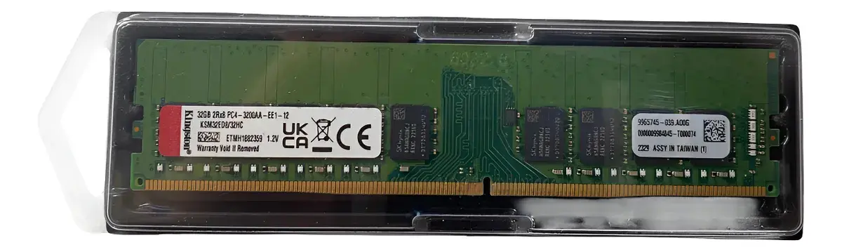 Memória KINGSTON 32GB DDR4-3200 UDIMM KSM32ED8/32HC - Imagem 2