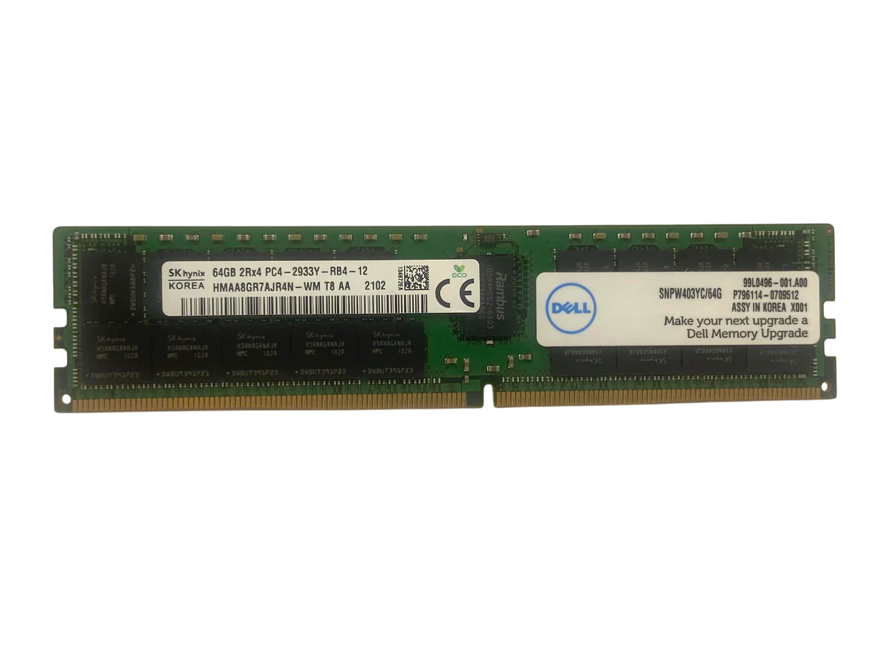 Memória DELL 64GB DDR4-2933 RDIMM SNPW403YC/64G AA579530 - Imagem 3