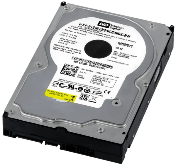 HD WD 250GB 7.2K 3,5 SATA 3GB 0NN508