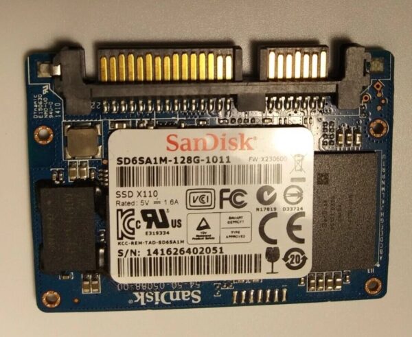 SSD Half Slim SanDisk X110 128GB SATA SD6SA1M-128G