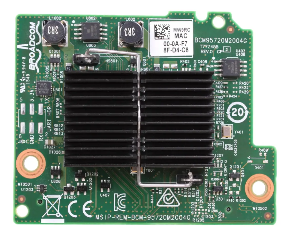 Placa de rede DELL Integrada Blade 5720 1Gb 4-Port 0MW9RC MW9RC - Imagem 2