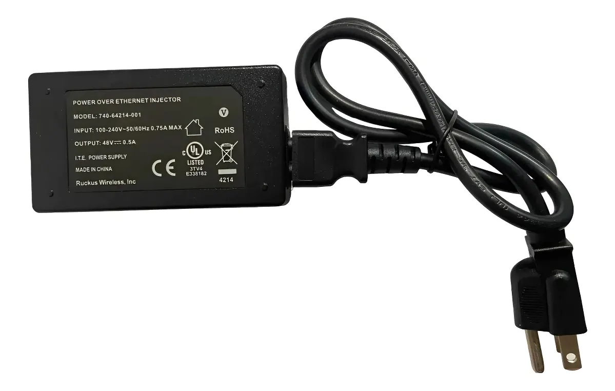 Adaptador Fonte Ruckus PoE 48V RJ45 740-64214-001 - Imagem 2