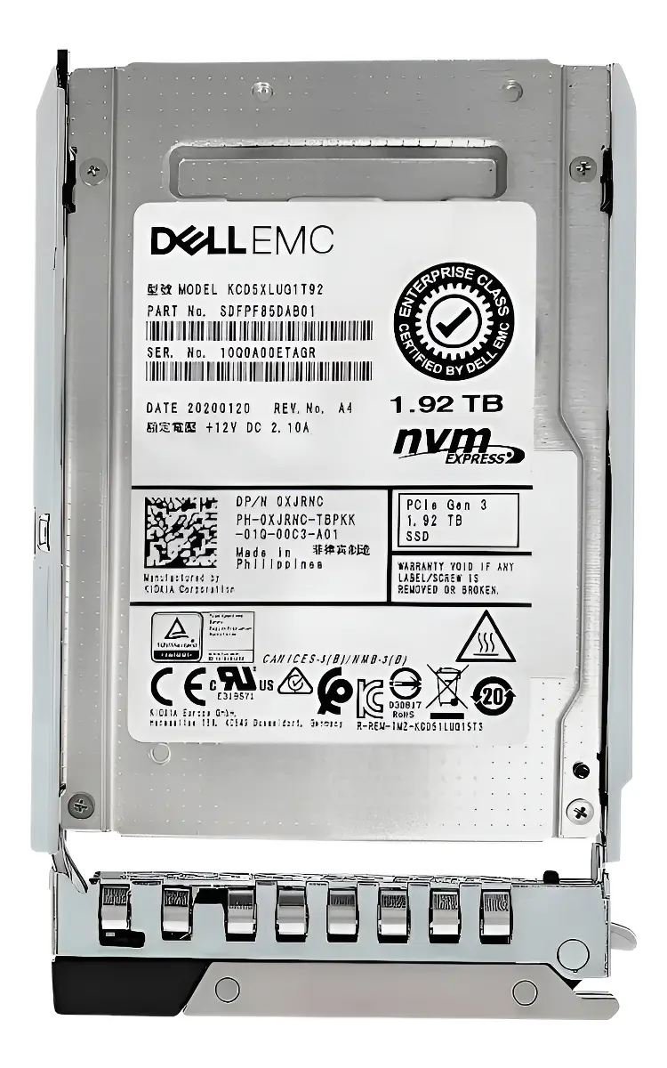 SSD DELL 1.92TB 2,5 NVMe U.2 0XJRNC XJRNC seminovo - Imagem 2