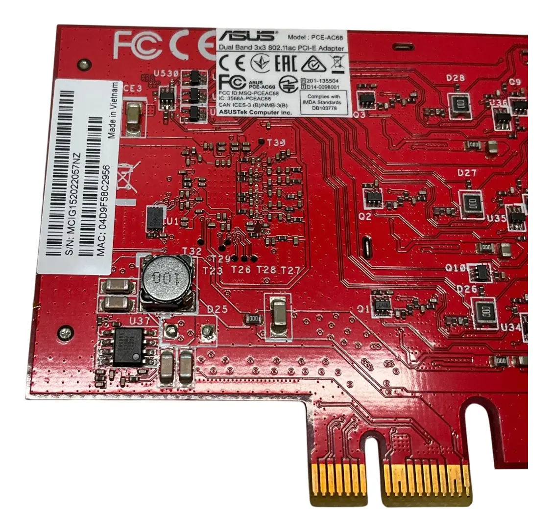 Placa de Rede ASUS AC1900 3-Port PCE-AC68 - Imagem 6