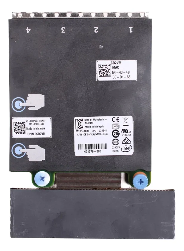 Placa de rede DELL Integrada I350/X550 10Gb RJ45 4-Port 0CD2VM CD2VM - Imagem 3