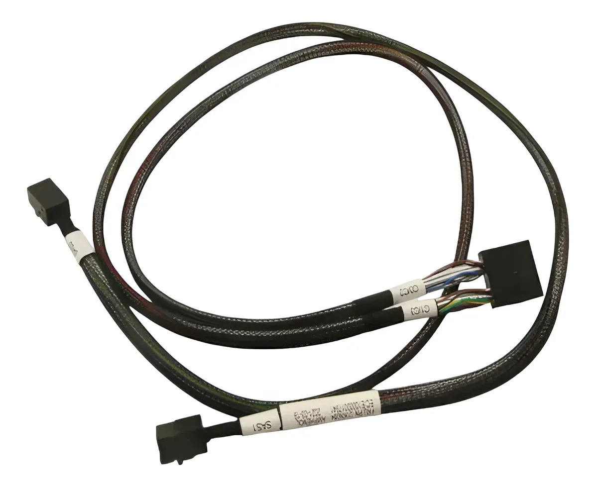 Cabo Dual Mini-SAS HD SFF-8643 p/ Backplane Lenovo 8-Baias 2,5 01KN084 - Imagem 2