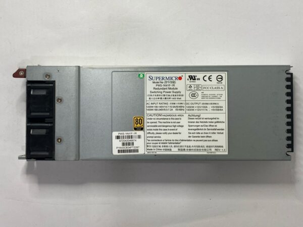 Fonte REDUNDANTE SUPERMICRO 1400W PWS-1K41F-1R - Imagem 2