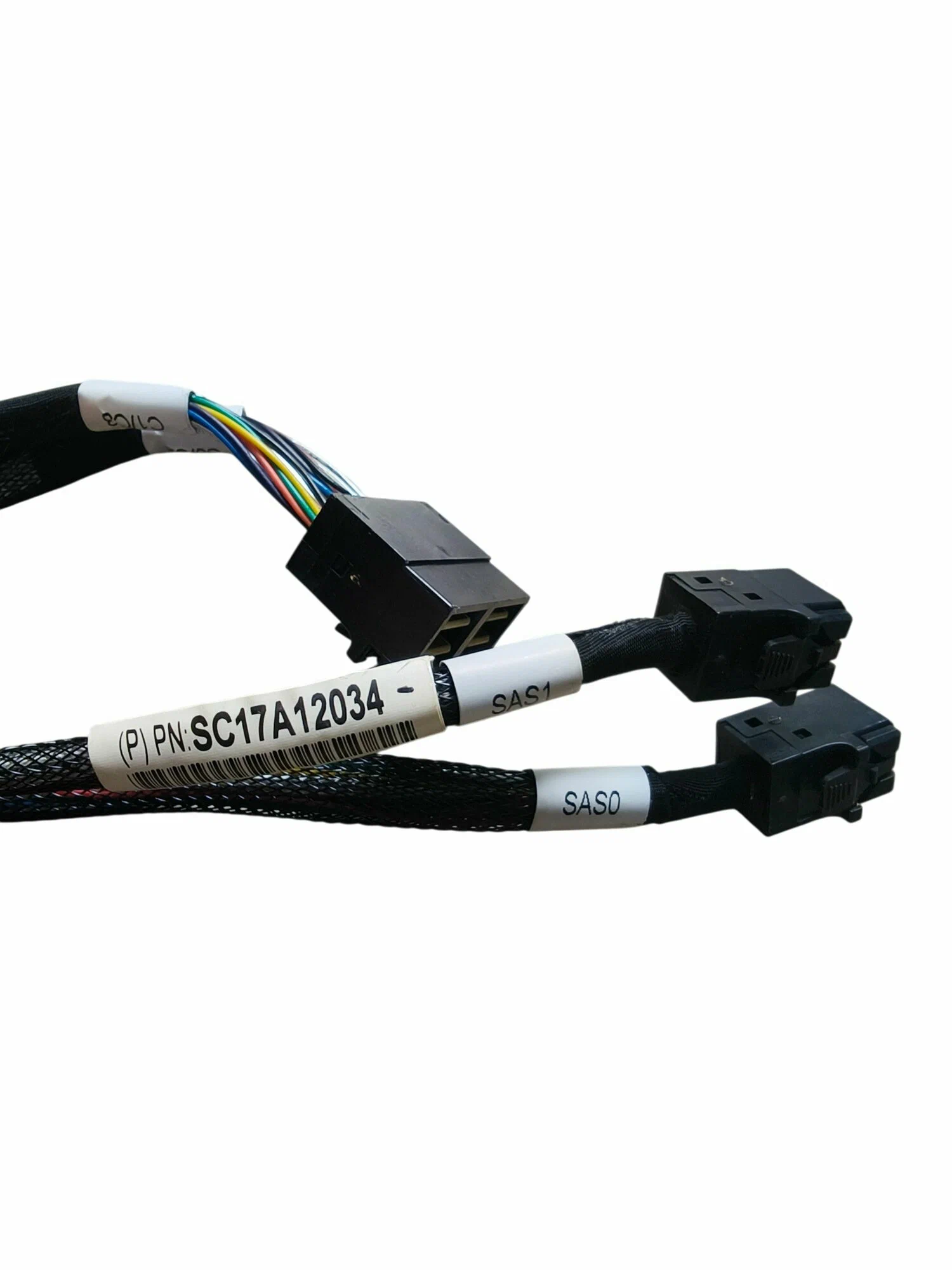 Cabo Dual Mini-SAS HD SFF-8643 p/ Backplane Lenovo 8-Baias 2,5 01KN084 - Imagem 2