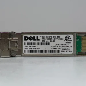 Gbic DELL 32Gb -SW 850nm SFP+ 0WKX2T WKX2T FTLF8532P4BNV-E5