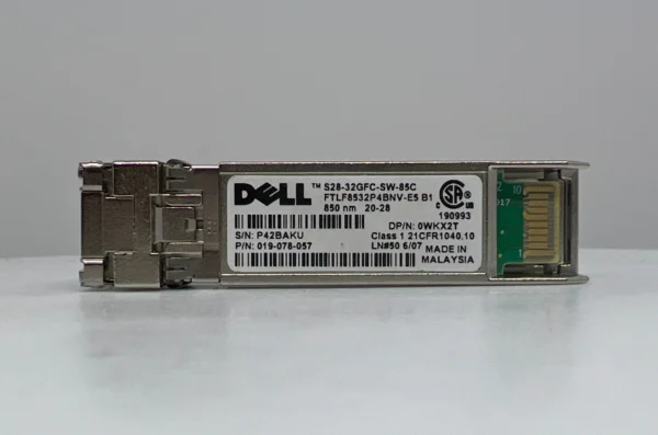 Gbic DELL 32Gb -SW 850nm SFP+ 0WKX2T WKX2T FTLF8532P4BNV-E5