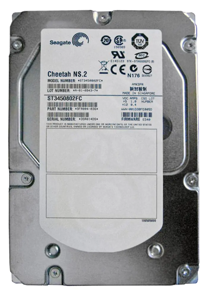 HD EMC 450GB 10K 3,5 FC 4GB ST3450802FC 118032663-A01 - Imagem 2