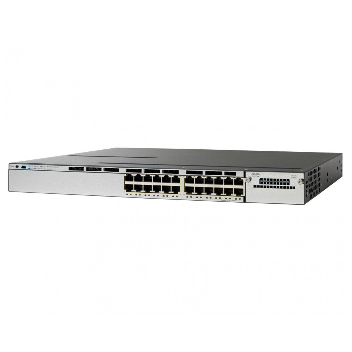 Switch Cisco Catalyst 3750X 24-Port PoE+ RJ45 WS-C3750X-24P-L