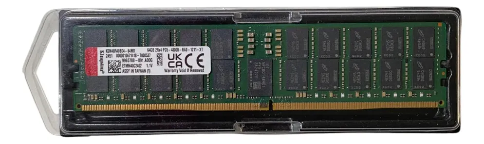 Memoria Kingston 64GB DDR5-4800 RDIMM KSM48R40BD4TMM-64H - Imagem 2