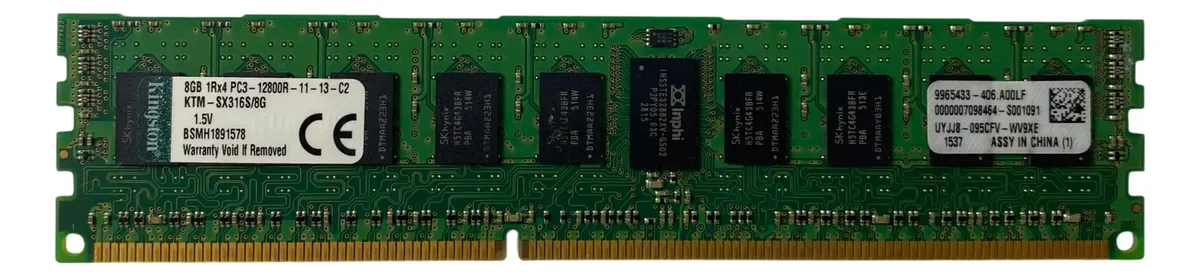 Memória KINGSTON 8GB DDR3 1600 RDIMM KTM-SX316S/8G - Imagem 3