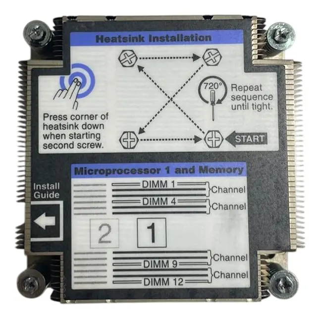 Dissipador Traseiro IBM CPU 1 Flex System X240 M5 00AE667 00KF104 - Imagem 3