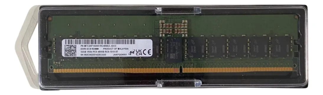 Memoria Micron 32GB DDR5-4800 RDIMM MTC20F1045S1RC48BA2 - Imagem 2