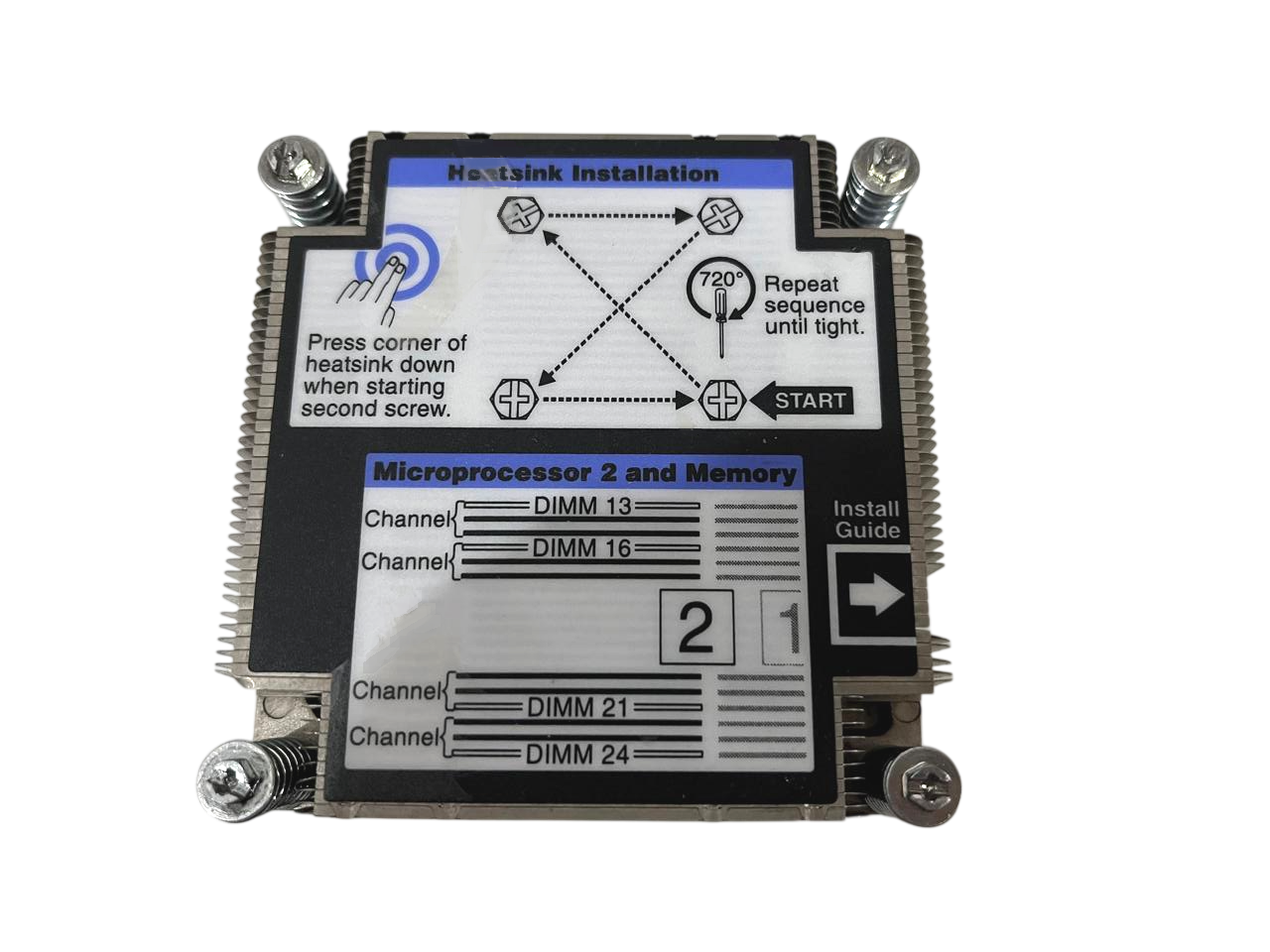 Dissipador Frontal IBM CPU 2 Flex System X240 M5 00AE666 00KF106 - Imagem 3