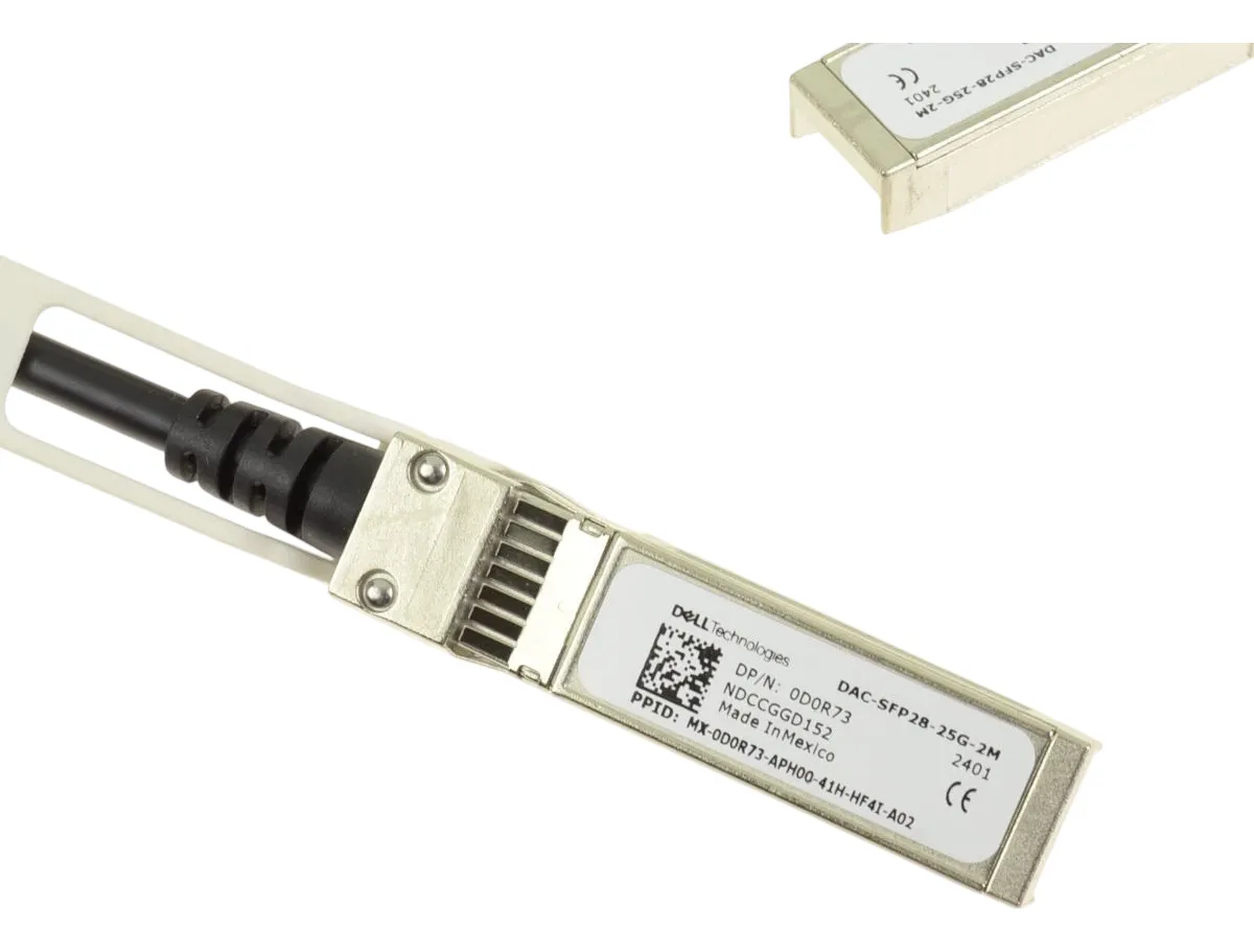 Cabo DAC DELL 25GB SFP28 2M Twinax Passivo 0D0R73 - Imagem 5