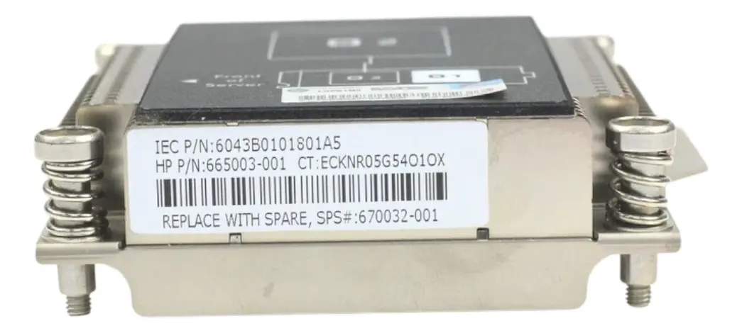 Dissipador HP BL460C G8 670523-001 665092-101 - Imagem 3