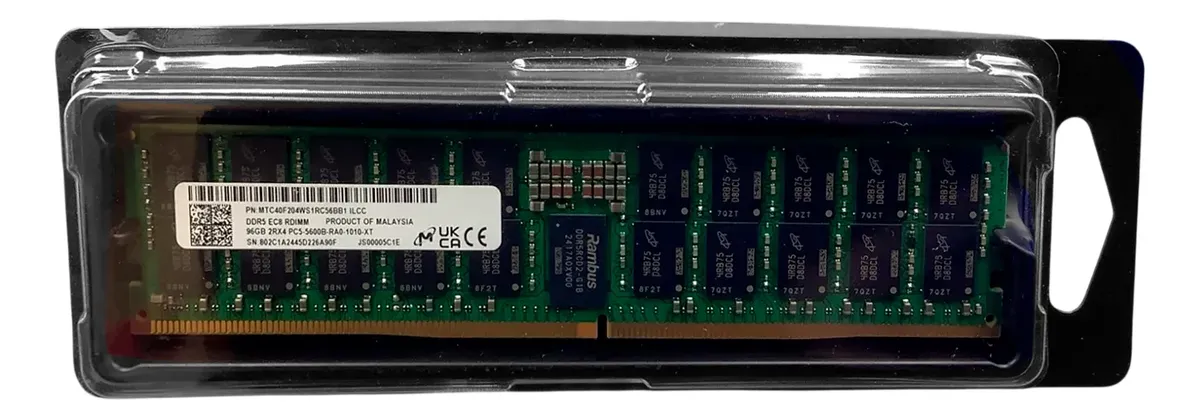 Memória MICRON 96GB 2RX4 DDR5-5600 RDIMM MTC40F204WS1RC56BB1 - Imagem 2