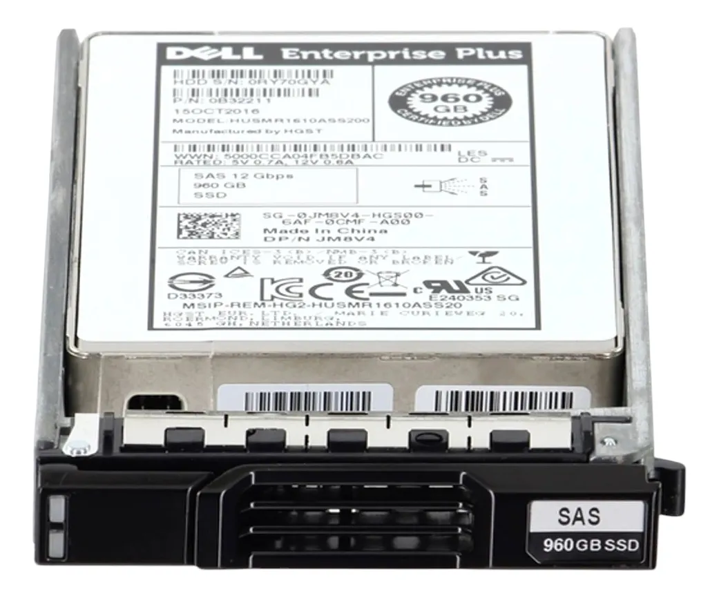 SSD DELL 960GB 2,5 SAS 12GB Compellent 0JM8V4 JM8V4 - Imagem 2