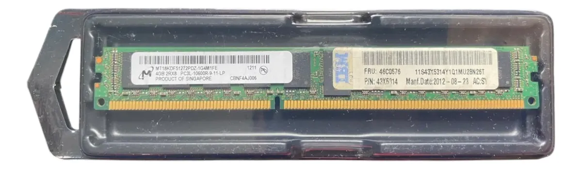 Memória Cache IBM Blade HS 4GB 2Rx8 DDR3-1333 VLP RDIMM 46C0576 - Imagem 2