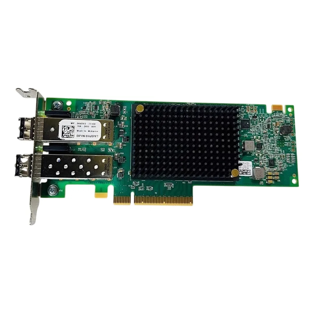 Placa HBA DELL Emulex LPE35002 32GB SFP+ 2-Port 04VDY3 COM GBIC