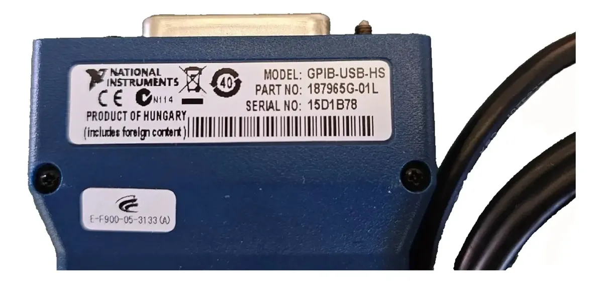 Adaptador de Interface National Instruments USB p/ IEEE 488 187965G-01L - Imagem 3