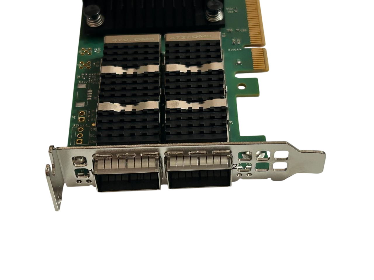 Placa de Rede Dell QSFP56 NVIDIA 100GB SPF+ 2-Port 0F6FXM F6FXM - Imagem 3