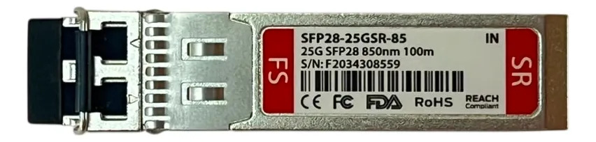Gbic FS 25GB SR MMF LC DOM 100m SFP28-25GSR-85 - Imagem 3