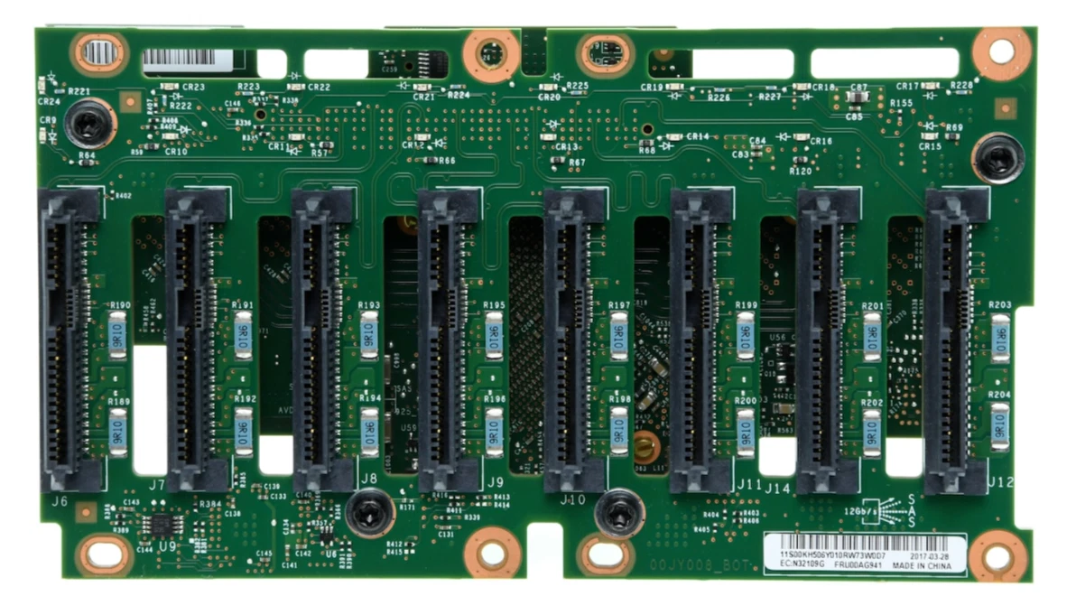 Expansor De Backplane Lenovo x3650 M5 8 Baias 2,5" 00AG941 - Imagem 3