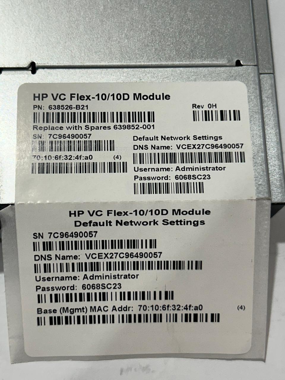 Módulo Switch HP Virtual Connect Flex-10/10D 638526-B21 - Imagem 5